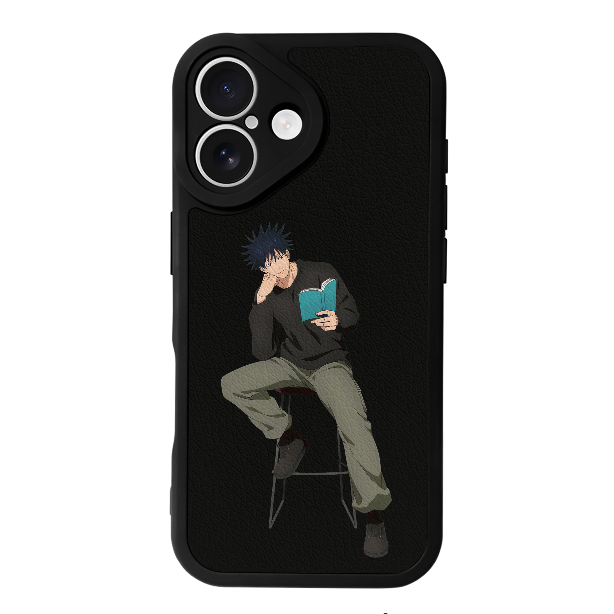 （画像用） 呪術廻戦 Jujutsu Kaisen 【iPhone 16シリーズ対応】シリコンスマホケース（レザー調） 材質：シリコン